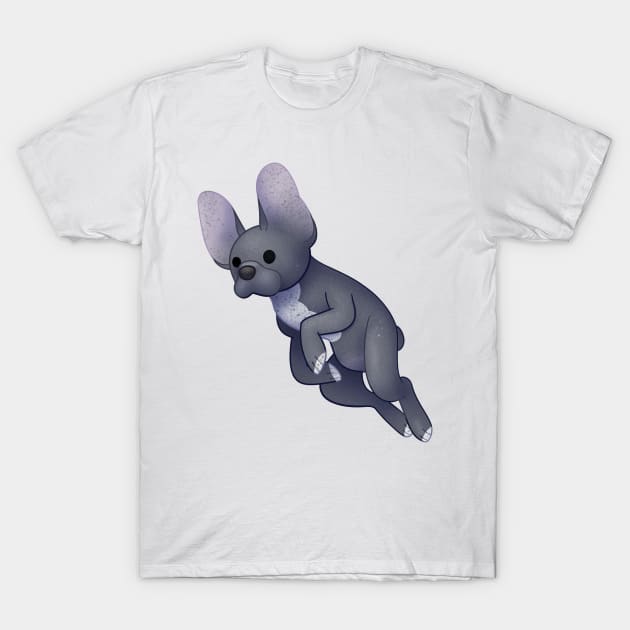 Cozy French Bulldog T-Shirt by Phoenix Baldwin